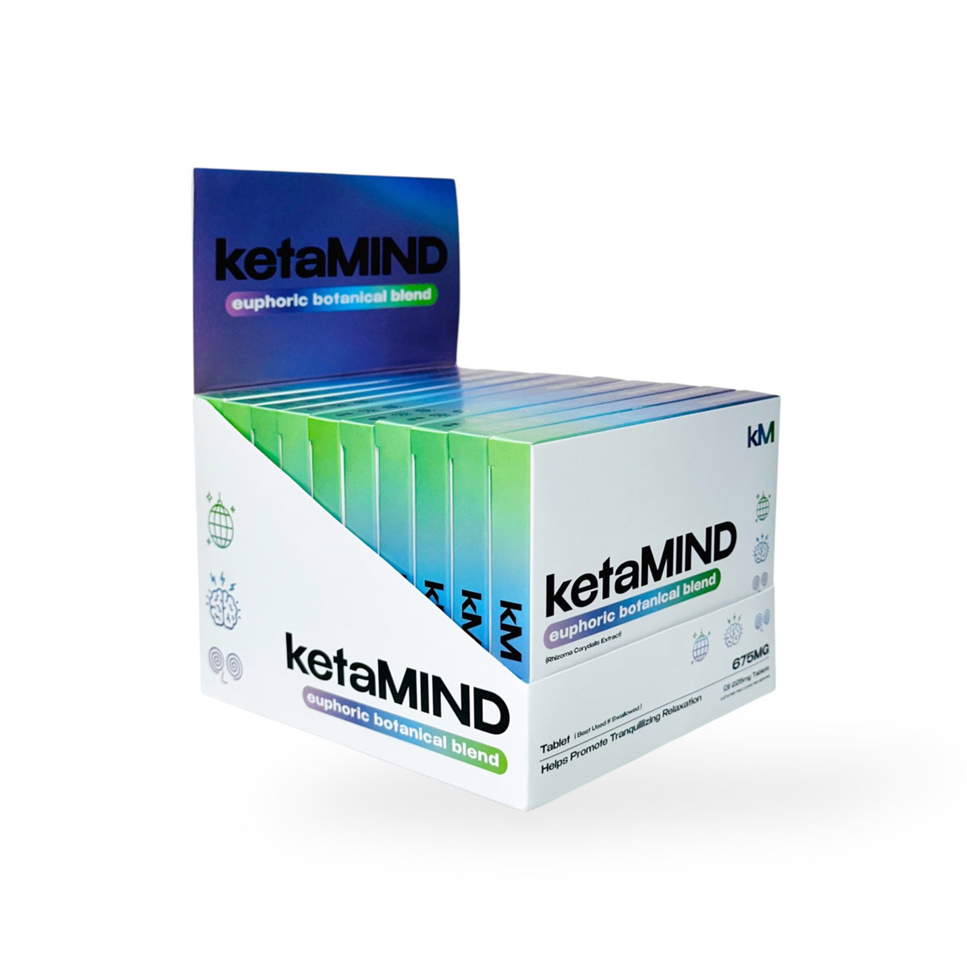 KetaMIND Euphoric Botanical Blend 225mg 3ct Tablets